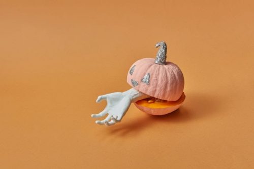 lychee and blueberry eye cocktail Halloween
